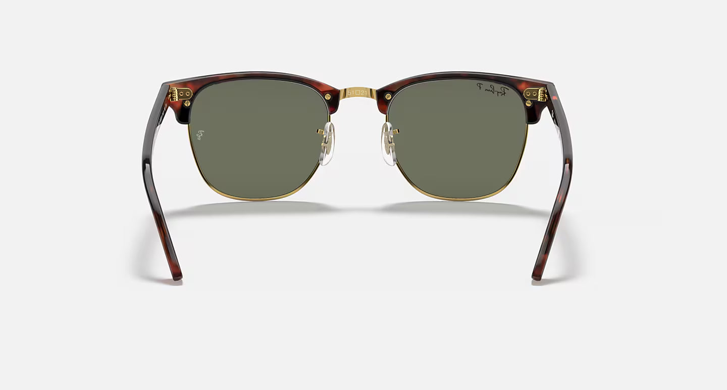 Ray-Ban ClubMaster Mock Tortoise Arista Gold w/G-15 Green Lens