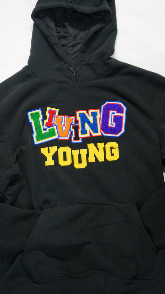 B&M LIVING YOUNG HOODIE - BLACK