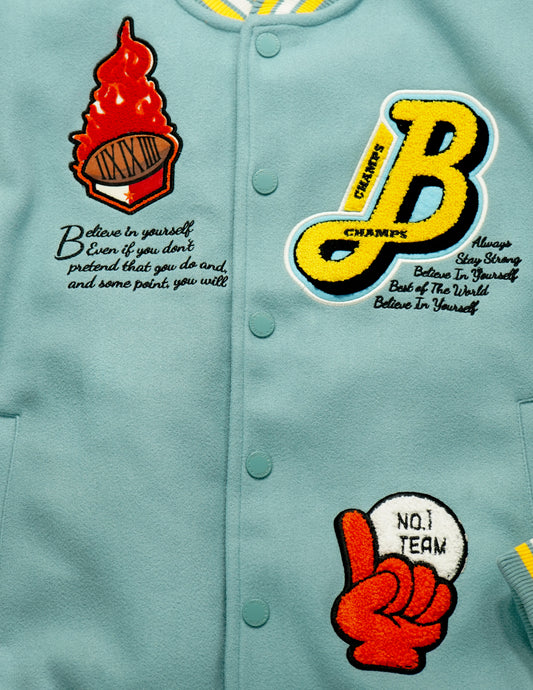 VARSITY JACKET - MINT