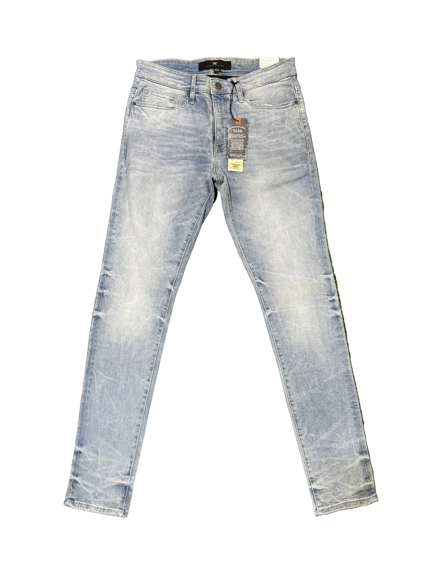 Jordan Craig Legacy Edition Men's Super Strech Tapered Sean "Sky Blue" Jeans