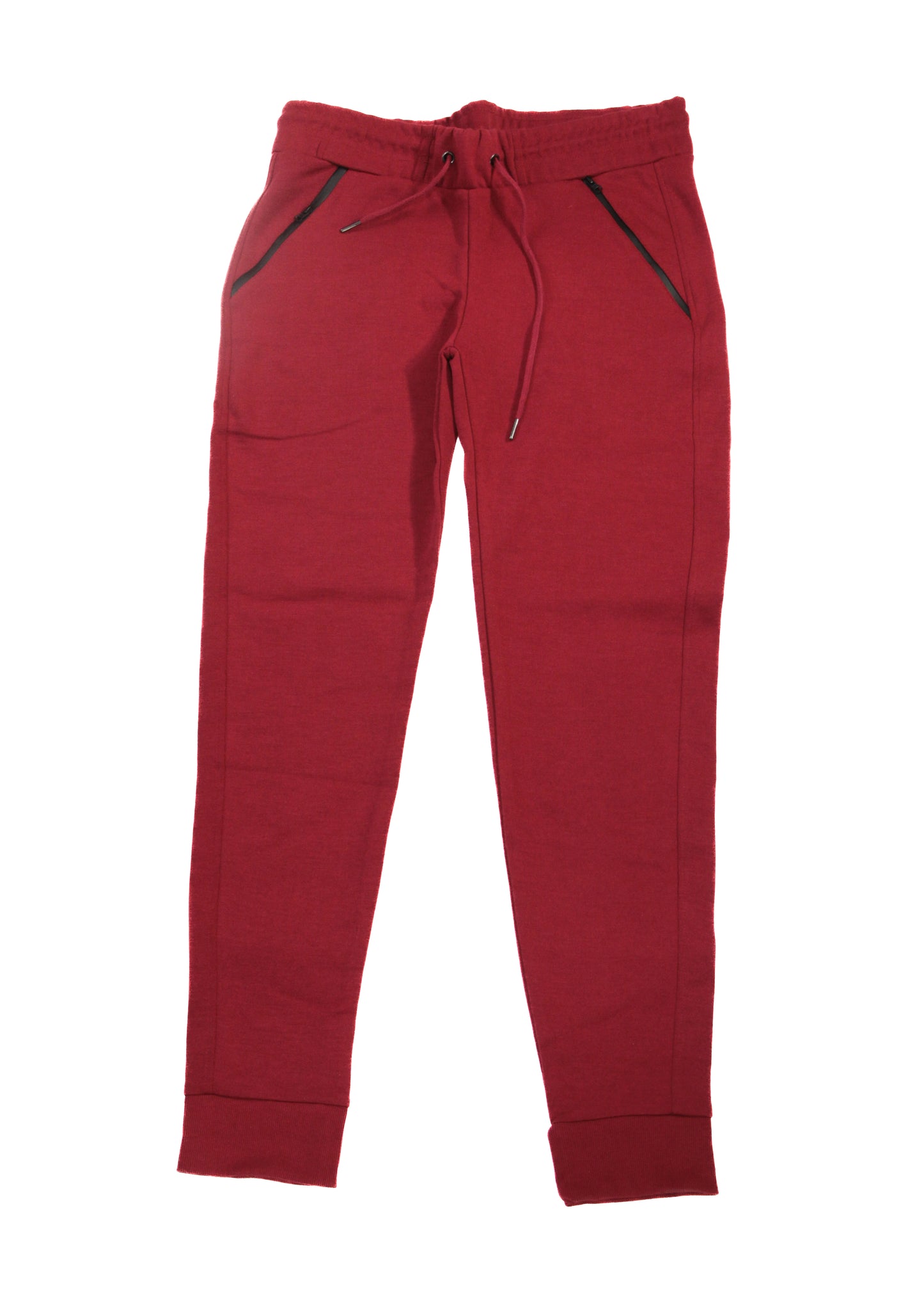 SS SPORTS JOGGER BOTTOMS - RED/BURGUNDY