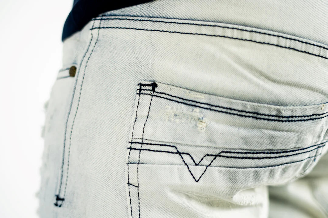 UBUNTU RENEGADE JEANS - LT FADED BLUE