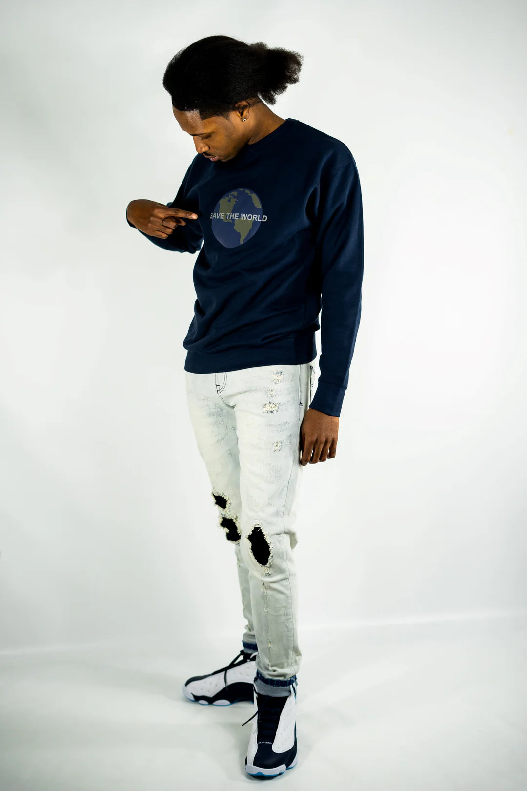 UBUNTU RENEGADE JEANS - LT FADED BLUE