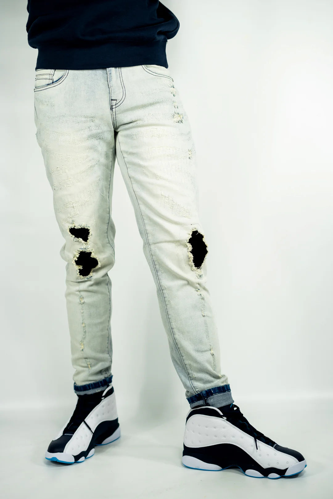 UBUNTU RENEGADE JEANS - LT FADED BLUE