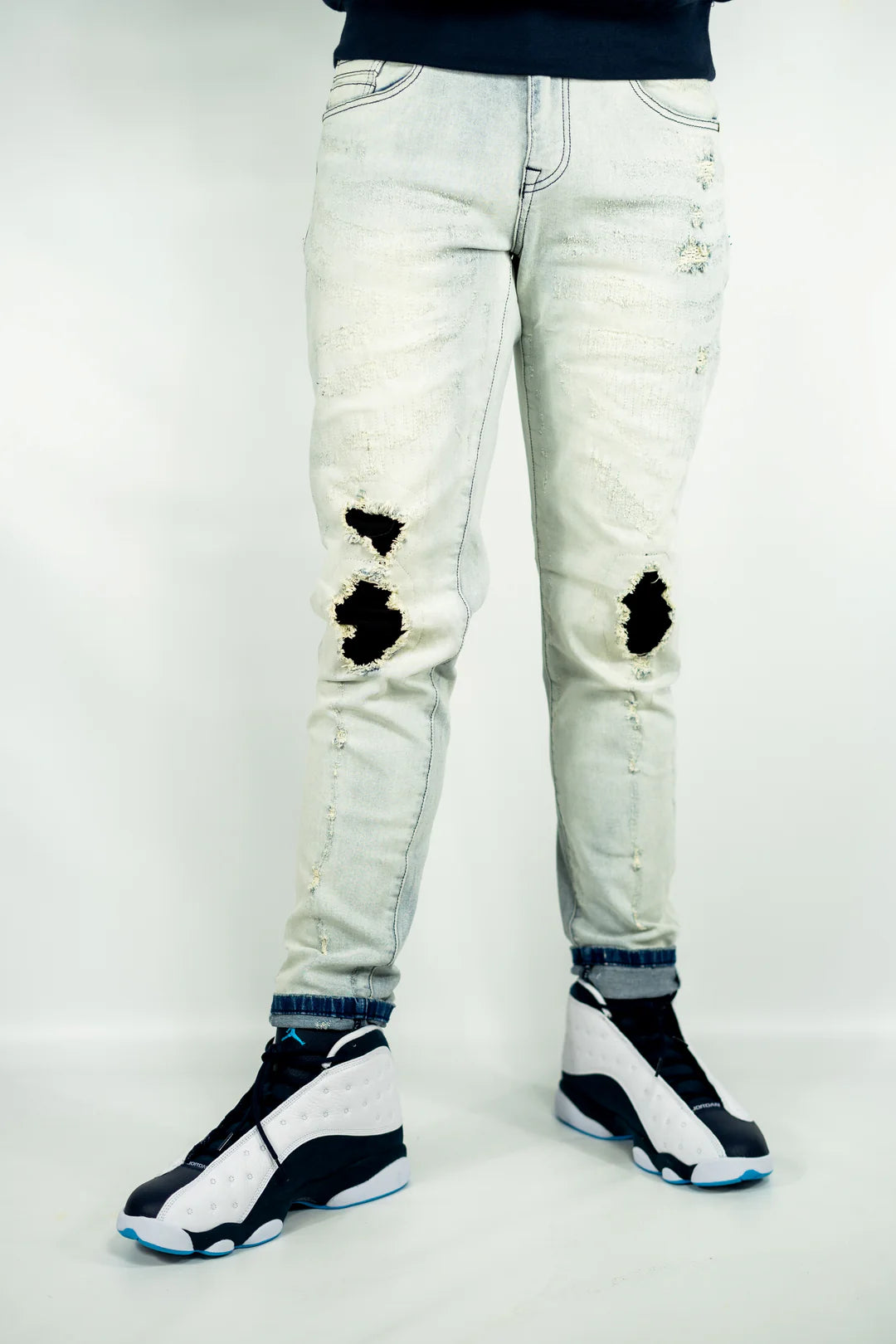 UBUNTU RENEGADE JEANS - LT FADED BLUE