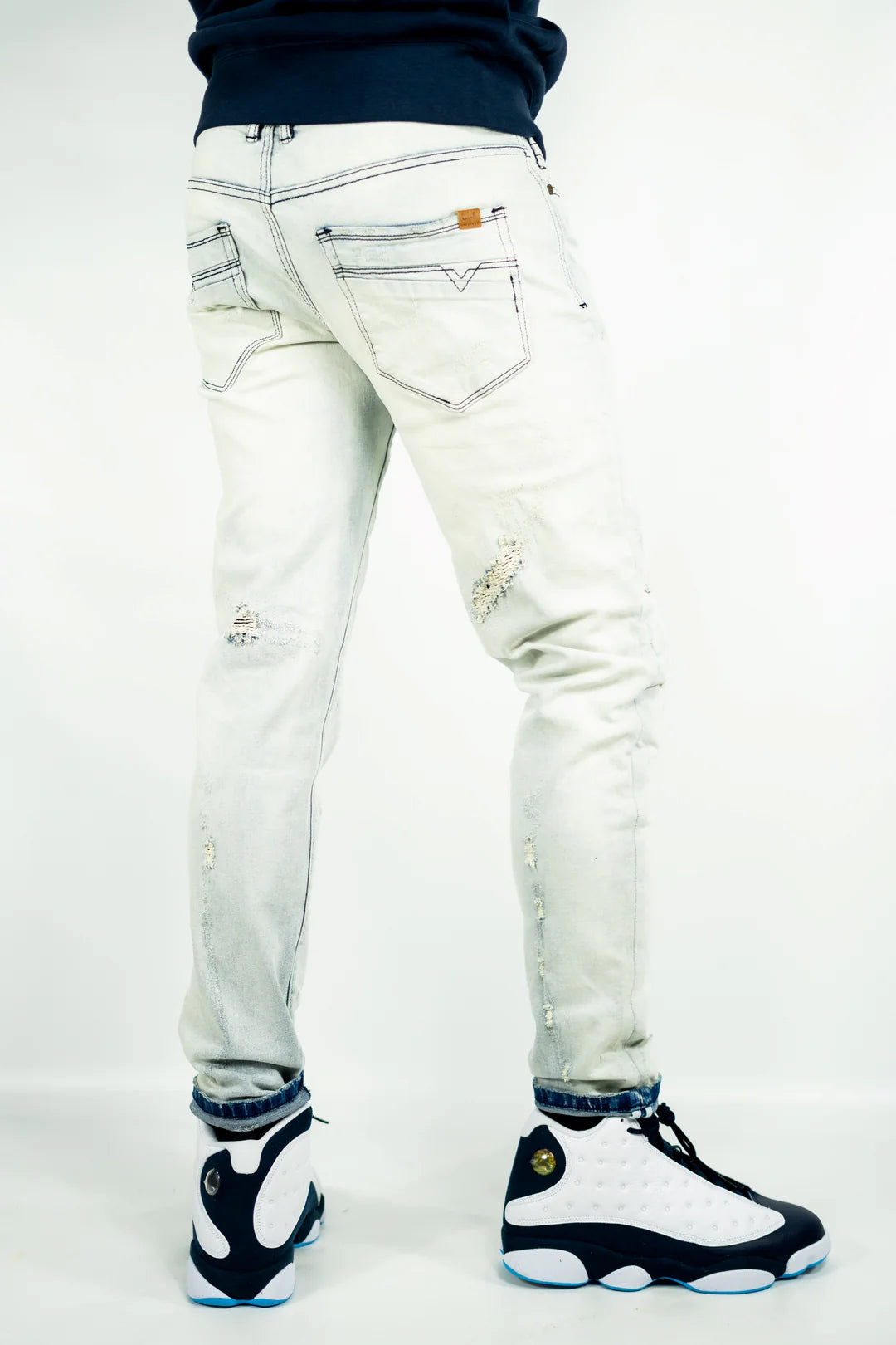 UBUNTU RENEGADE JEANS - LT FADED BLUE