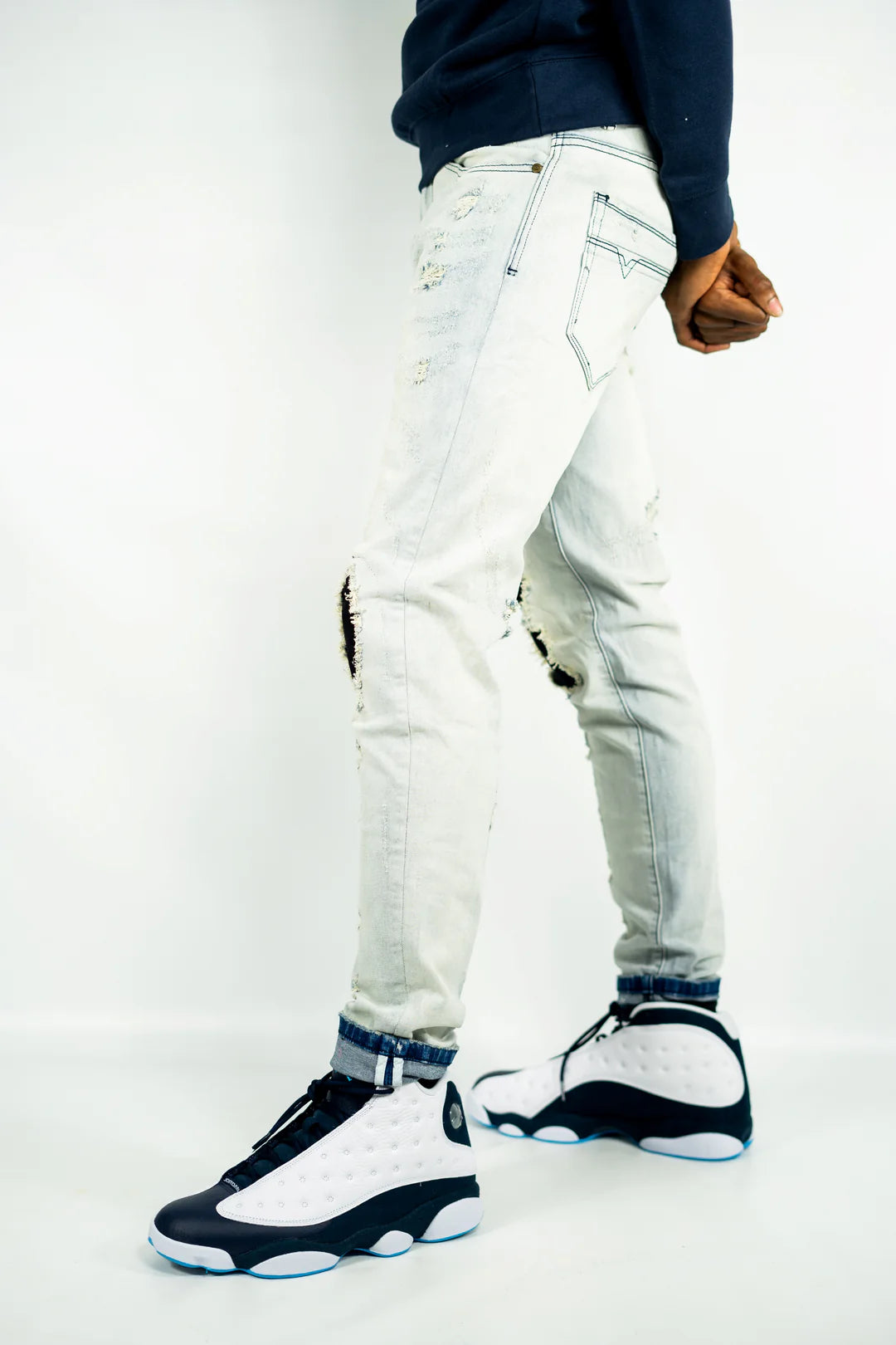 UBUNTU RENEGADE JEANS - LT FADED BLUE