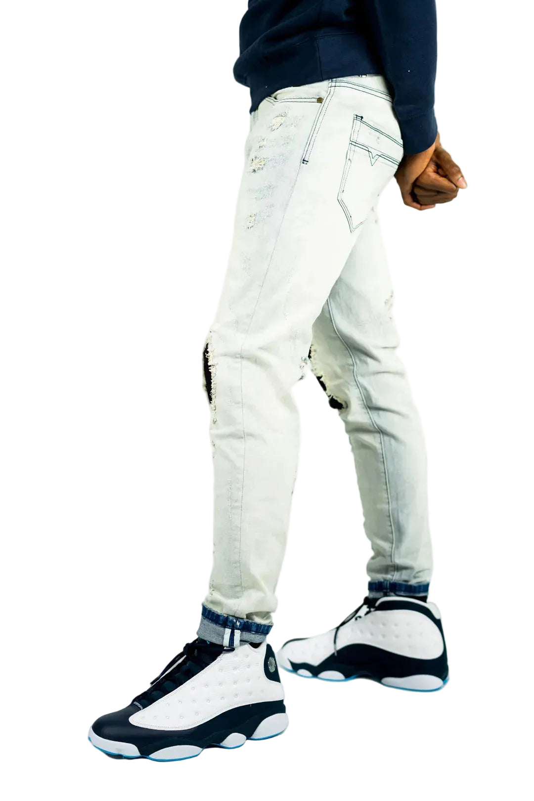 UBUNTU RENEGADE JEANS - LT FADED BLUE