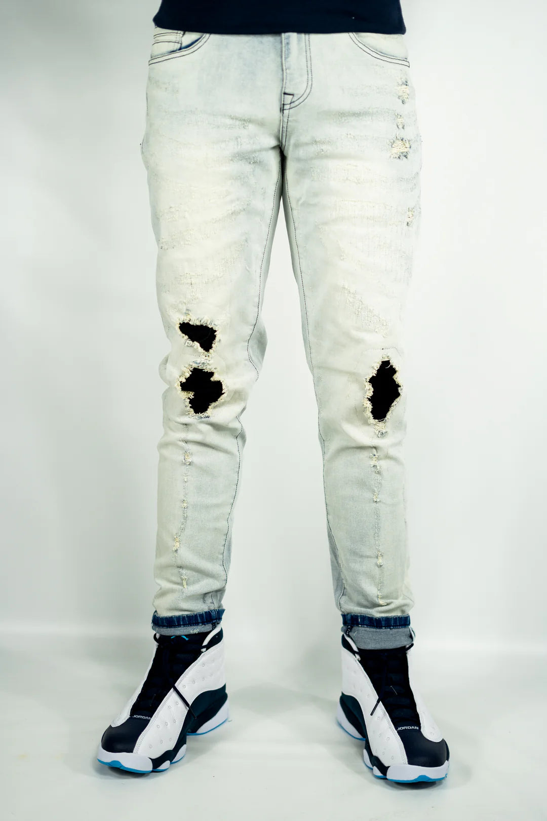 UBUNTU RENEGADE JEANS - LT FADED BLUE