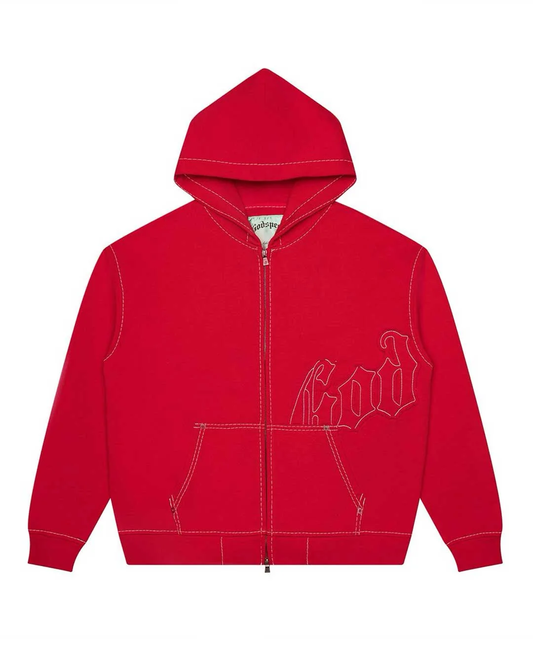 GODSPEED OG LOGO SWEATSUIT STITCHED RED
