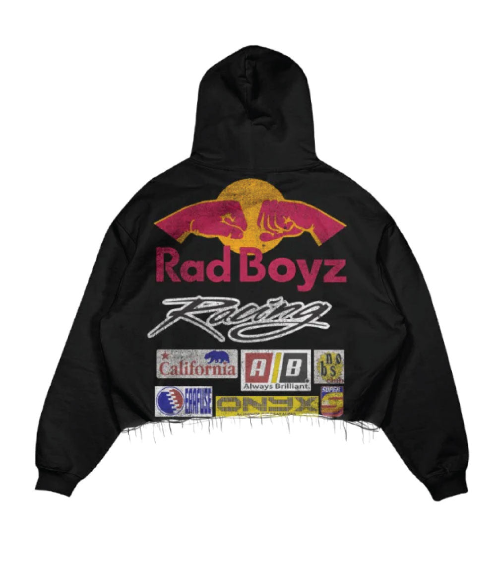 RAD BOYZ RACING BULL HOODIE - BLACK