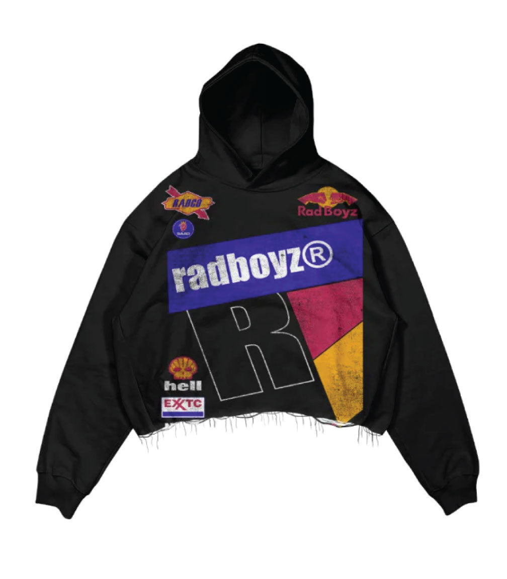 RAD BOYZ RACING BULL HOODIE - BLACK