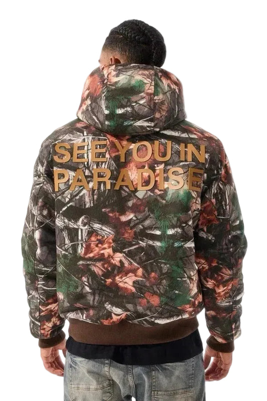 JORDAN CRAIG PARADISE HOODED WORK JACKET - CAMO