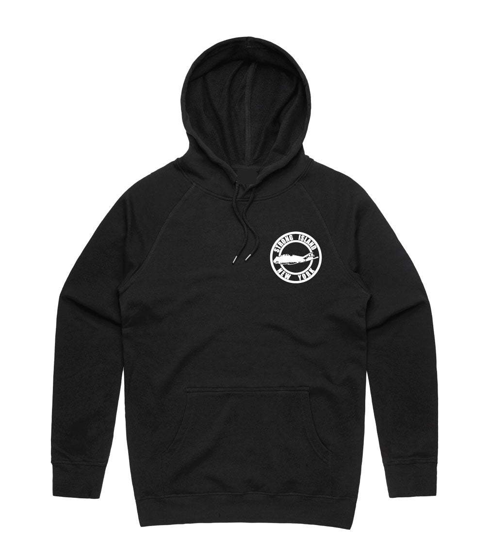 STRONG ISLAND SIGNATURE HOODIE - BLACK