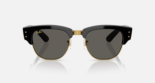 ASAP ROCKY X MEGA CLUBMASTER - BLK ON GOLD/ULTRA BLACK LENS