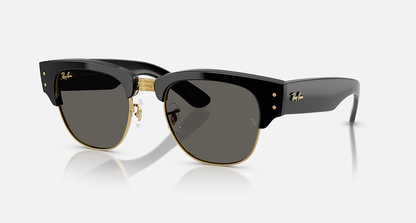 ASAP ROCKY X MEGA CLUBMASTER - BLK ON GOLD/ULTRA BLACK LENS
