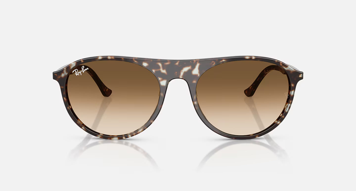 RAYBAN - Polished Havana Yellow Turtle W/Clear Gradient Brown