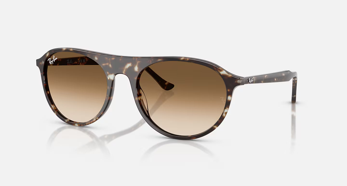 RAYBAN - Polished Havana Yellow Turtle W/Clear Gradient Brown