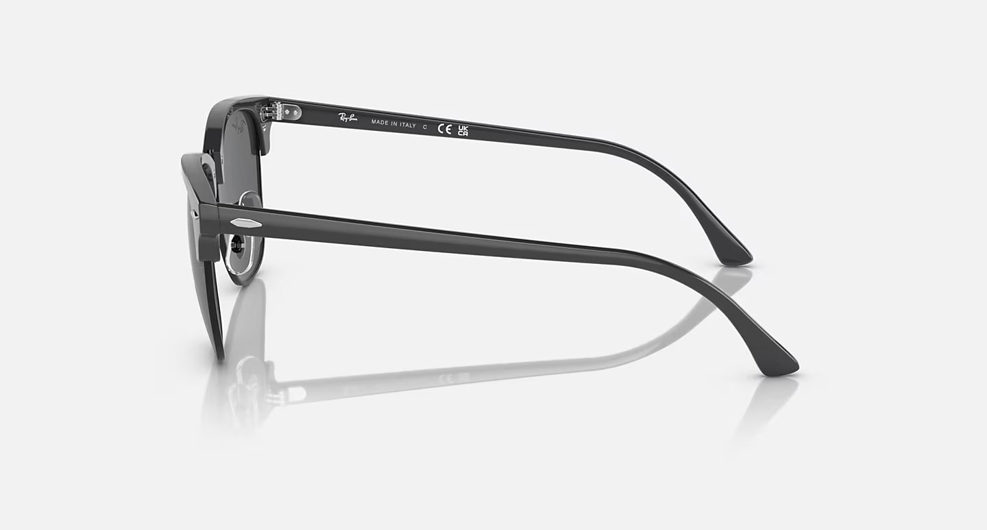 Ray-Ban ClubMaster Grey on Black Frame W/Dark Grey Lens