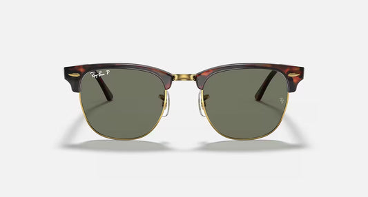 Ray-Ban ClubMaster Mock Tortoise Arista Gold w/G-15 Green Lens