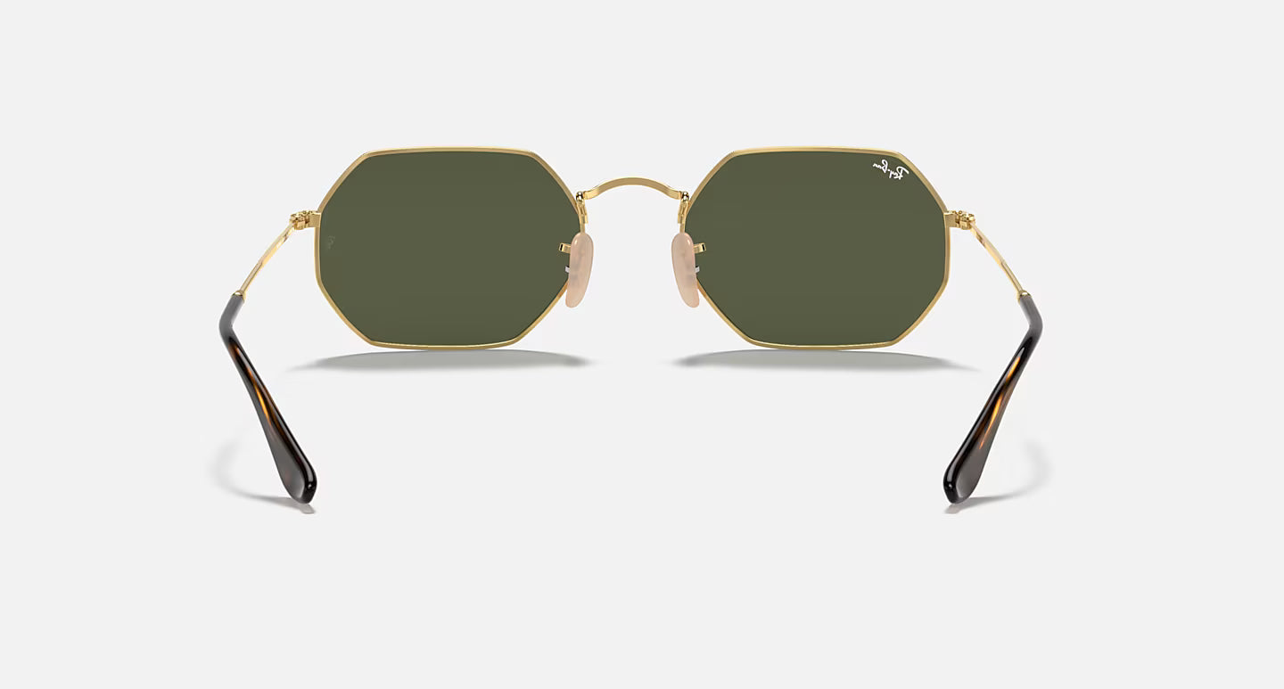 RAY-BAN OCTAGONAL CLASSIC ARISTA GOLD W/G-15 GREEN LENS