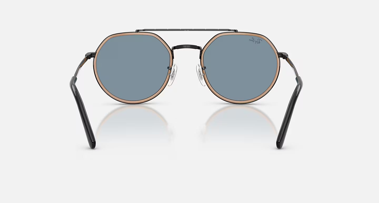 RAY-BAN - Black Frame W/Blue Lens