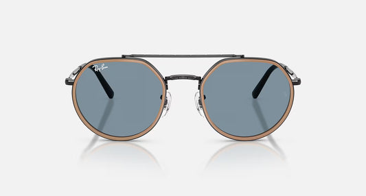 RAY-BAN - Black Frame W/Blue Lens