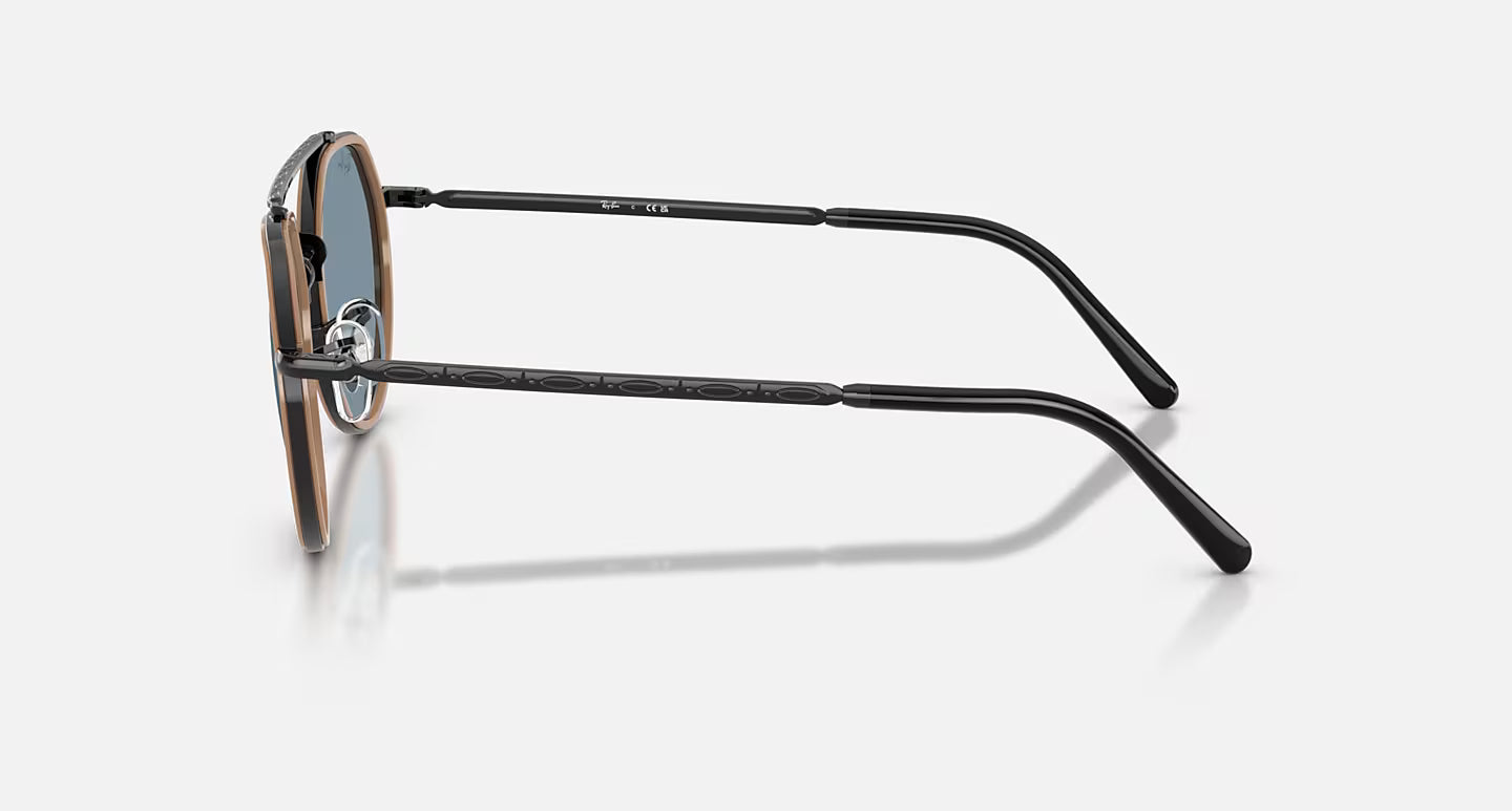 RAY-BAN - Black Frame W/Blue Lens