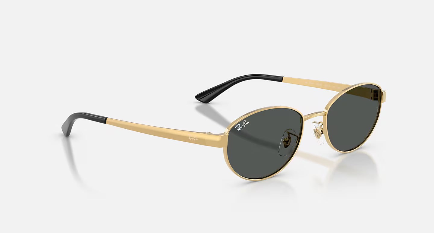 RAY-BAN ARISTA GOLD W/DARK GREY LENS