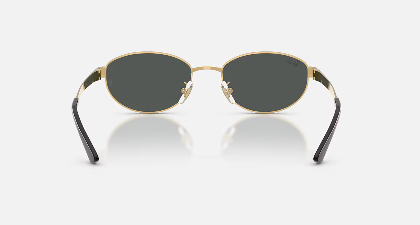RAY-BAN ARISTA GOLD W/DARK GREY LENS