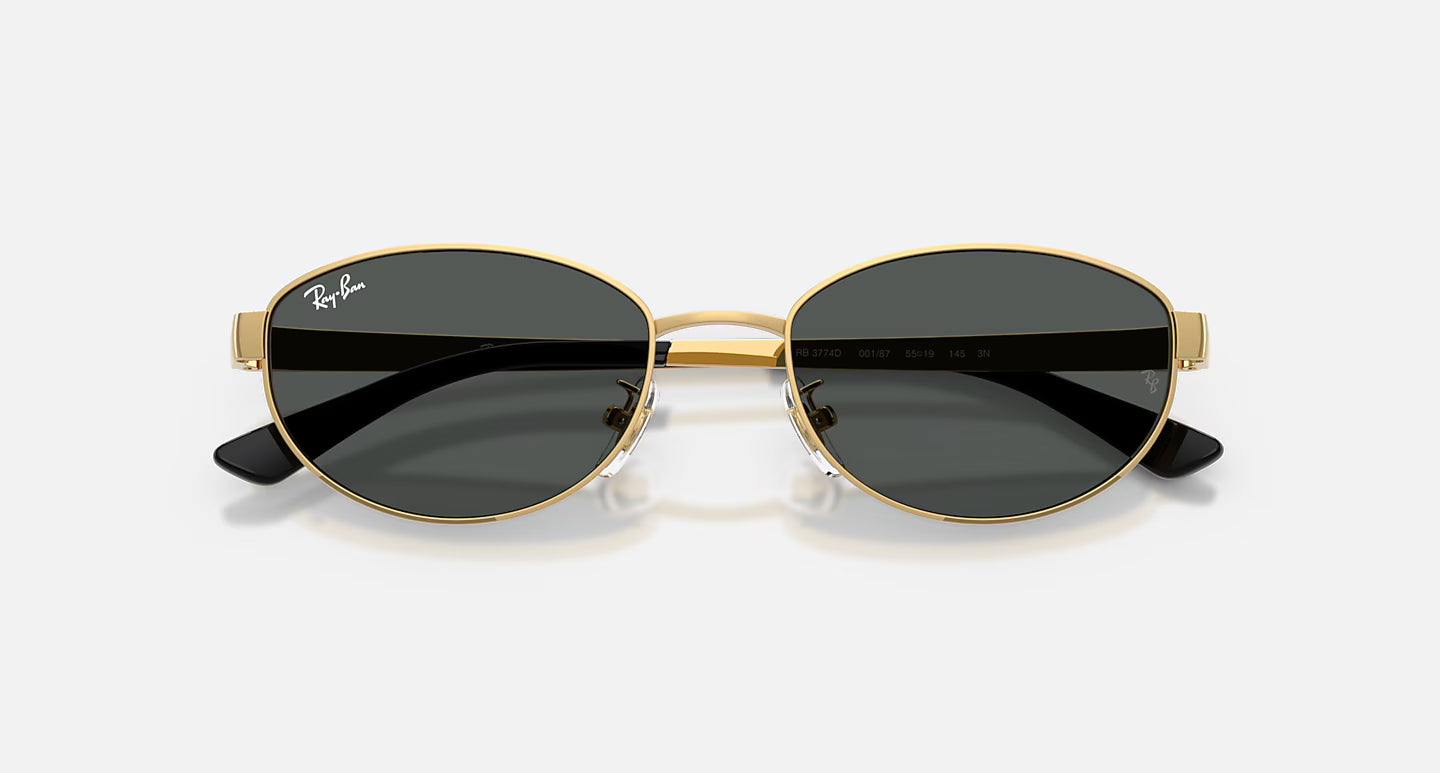 RAY-BAN ARISTA GOLD W/DARK GREY LENS