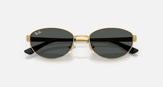 RAY-BAN ARISTA GOLD W/DARK GREY LENS