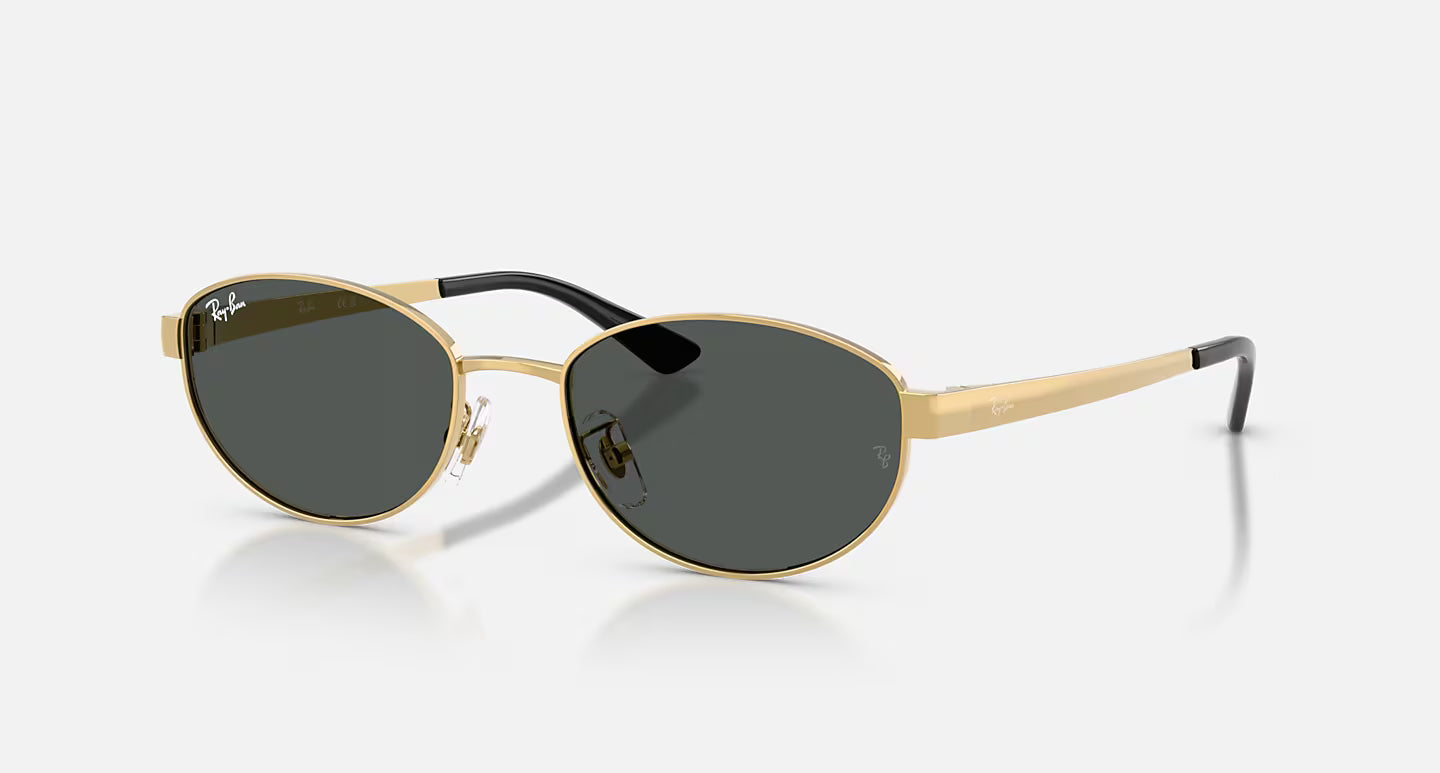 RAY-BAN ARISTA GOLD W/DARK GREY LENS