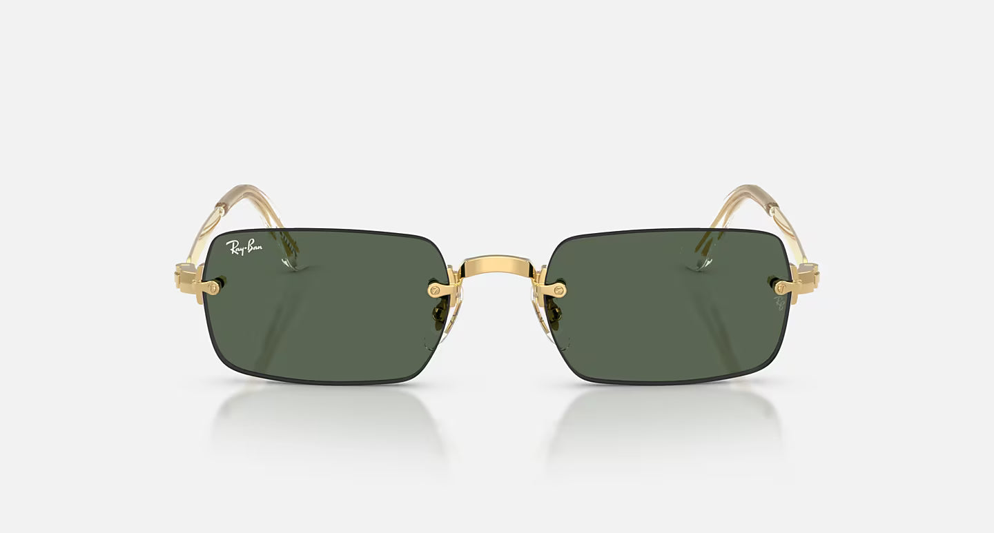 ASAP ROCKY x RAY BAN - Arista Gold Frame w/Dark Green Lens
