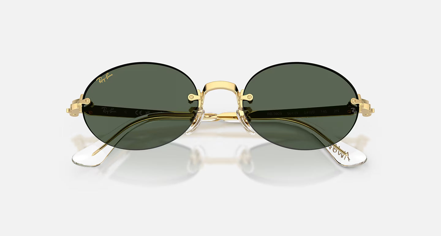 ASAP ROCKY x RAY BAN - Polished Arista Gold Frame W/Dark Green Lens
