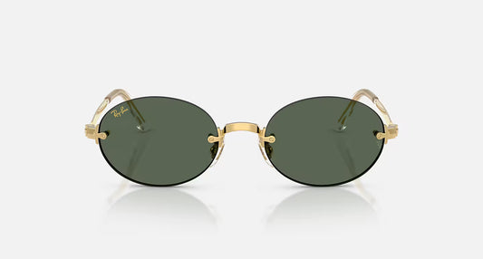 ASAP ROCKY x RAY BAN - Polished Arista Gold Frame W/Dark Green Lens