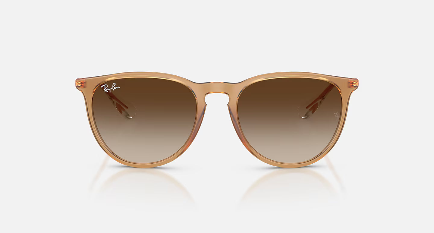 RAY-BAN ERIKA RUBBER BEIGE W/GRADIENT BROWN