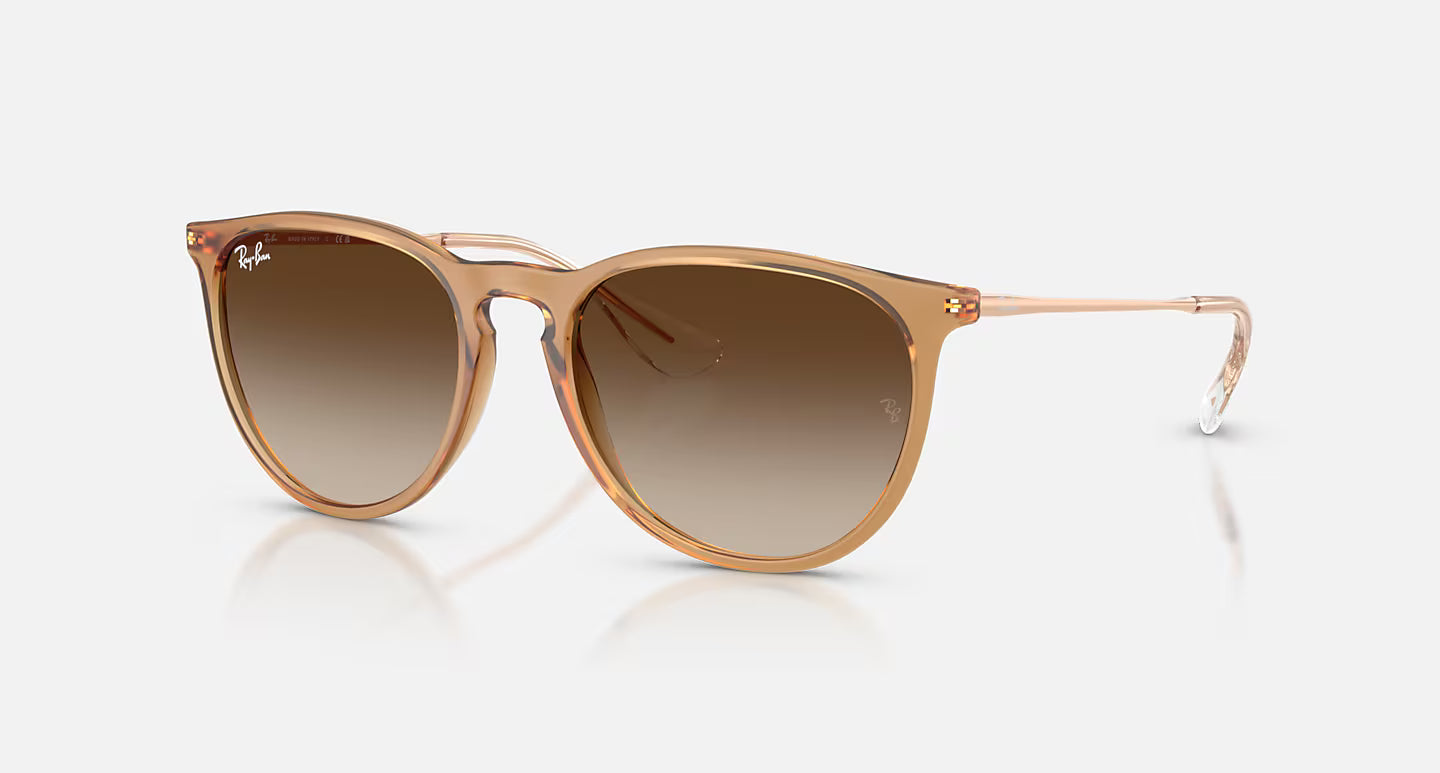 RAY-BAN ERIKA RUBBER BEIGE W/GRADIENT BROWN