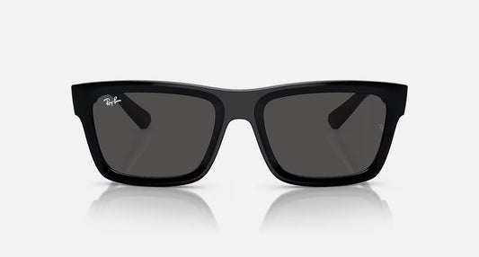 RAY-BAN WARREN BLACK W/DARK GREY LENS