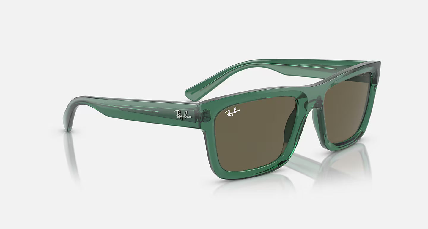 RAY-BAN WARREN TRANSPARENT GREEN W/BROWN LENS
