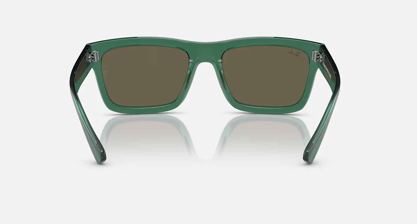 RAY-BAN WARREN TRANSPARENT GREEN W/BROWN LENS
