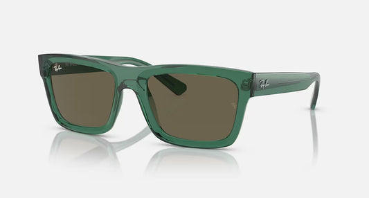 RAY-BAN WARREN TRANSPARENT GREEN W/BROWN LENS
