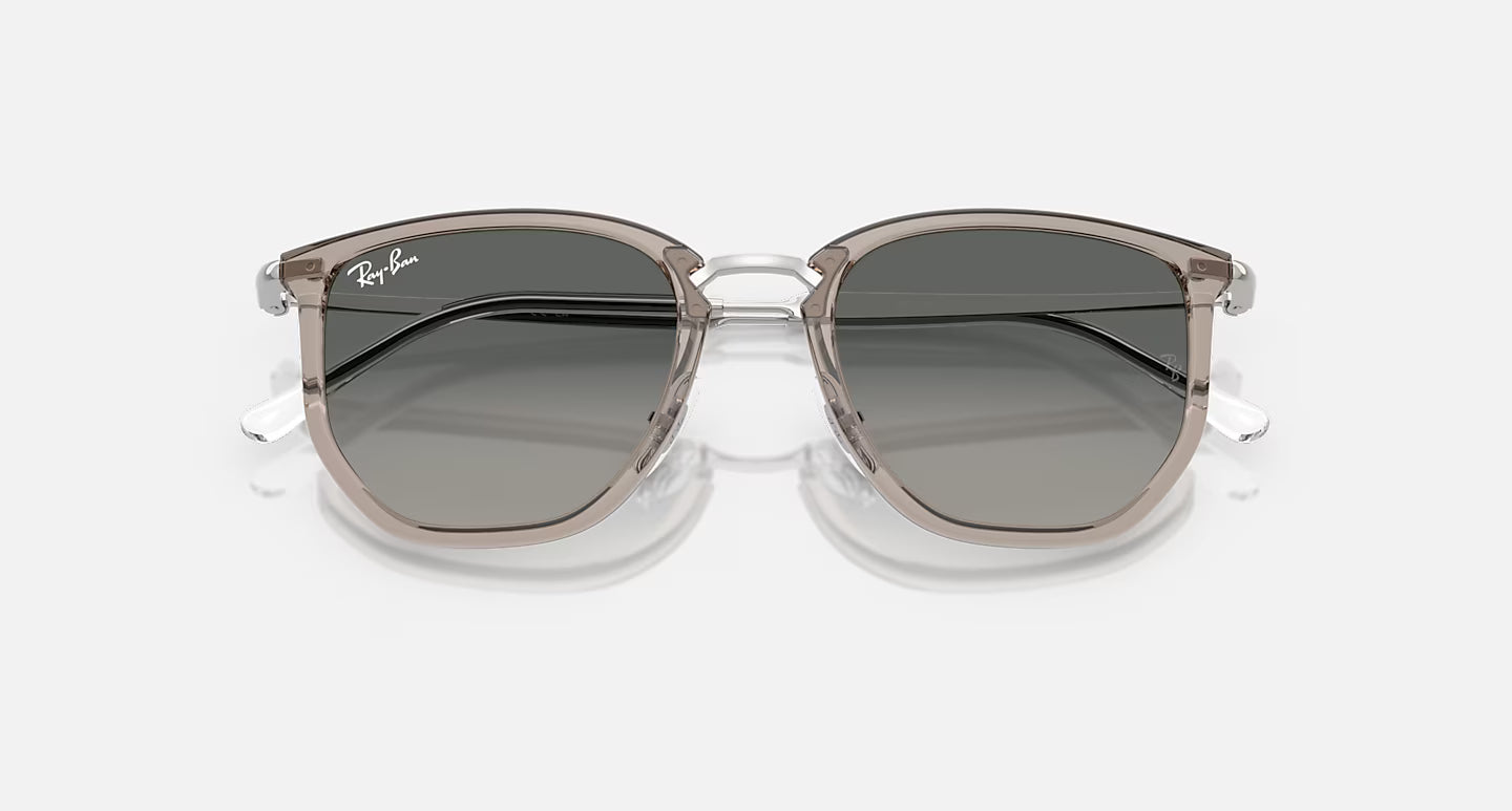 RAYBAN Polished Transparent Grey Gradient Unisex