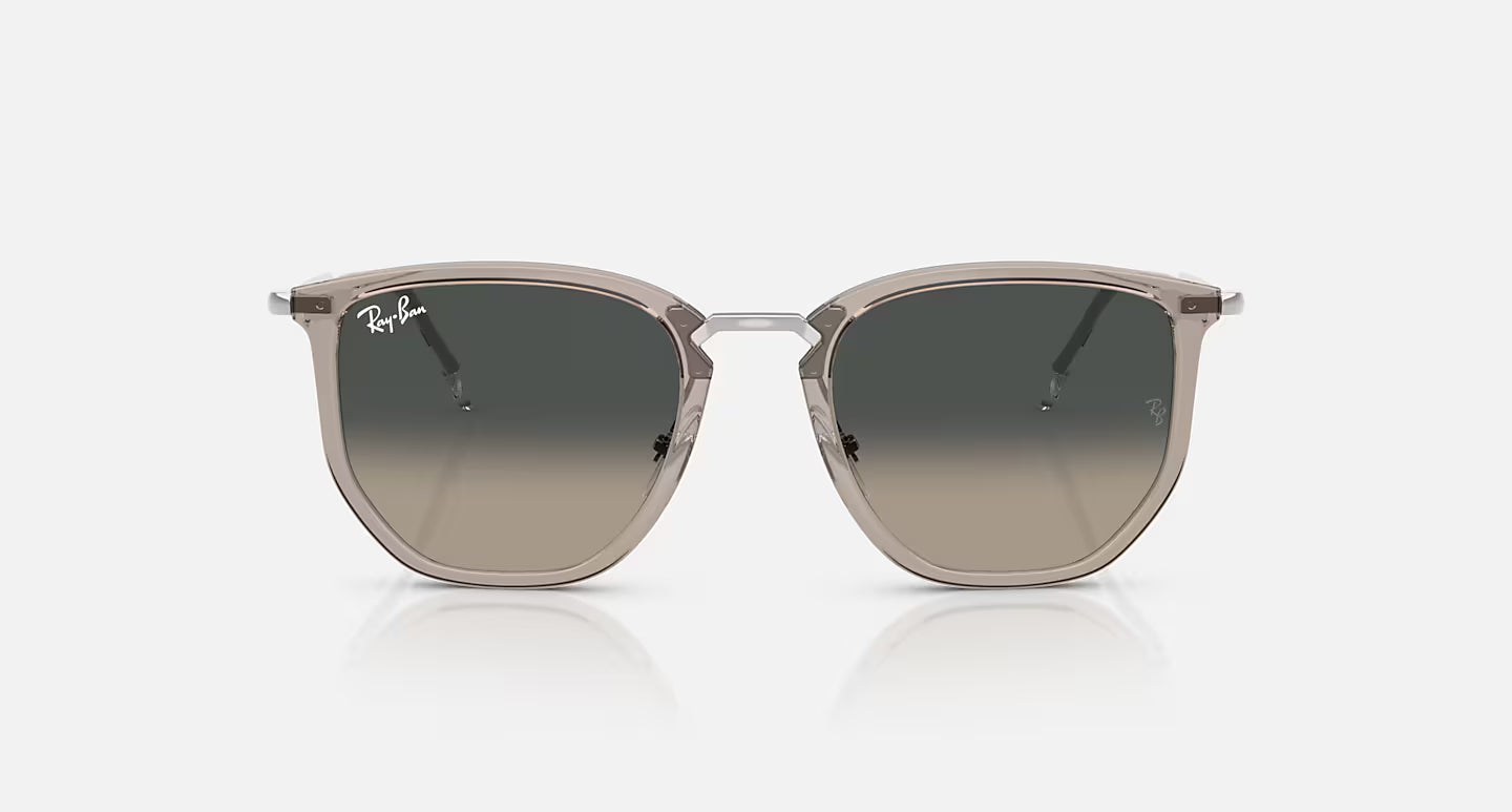 RAYBAN Polished Transparent Grey Gradient Unisex