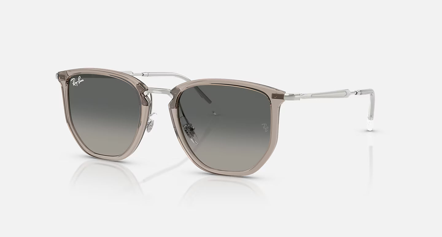 RAYBAN Polished Transparent Grey Gradient Unisex