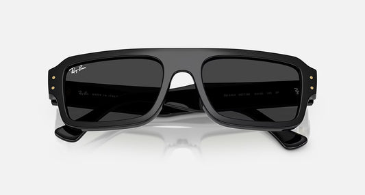 RAYBAN FLACKO BIO BASED BLACK W/POLARIZED BLACK