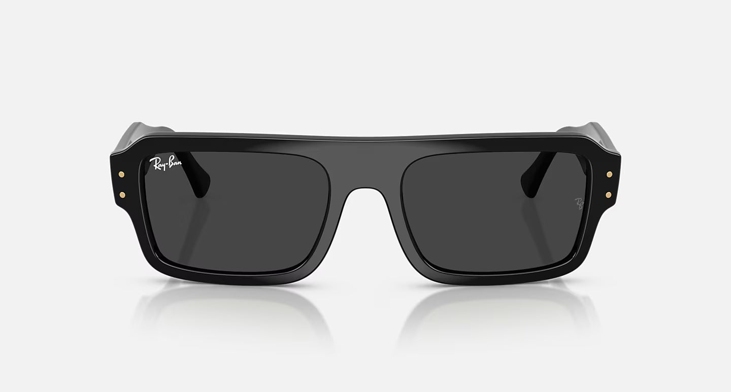 RAYBAN FLACKO BIO BASED BLACK W/POLARIZED BLACK