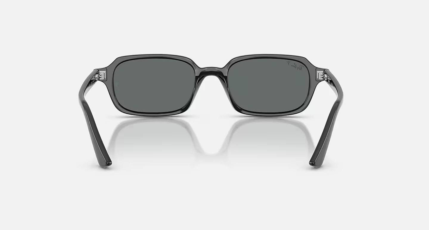 RAY-BAN ZURI BLACK FRAMES W/ DARK GREY POLARIZED LENS