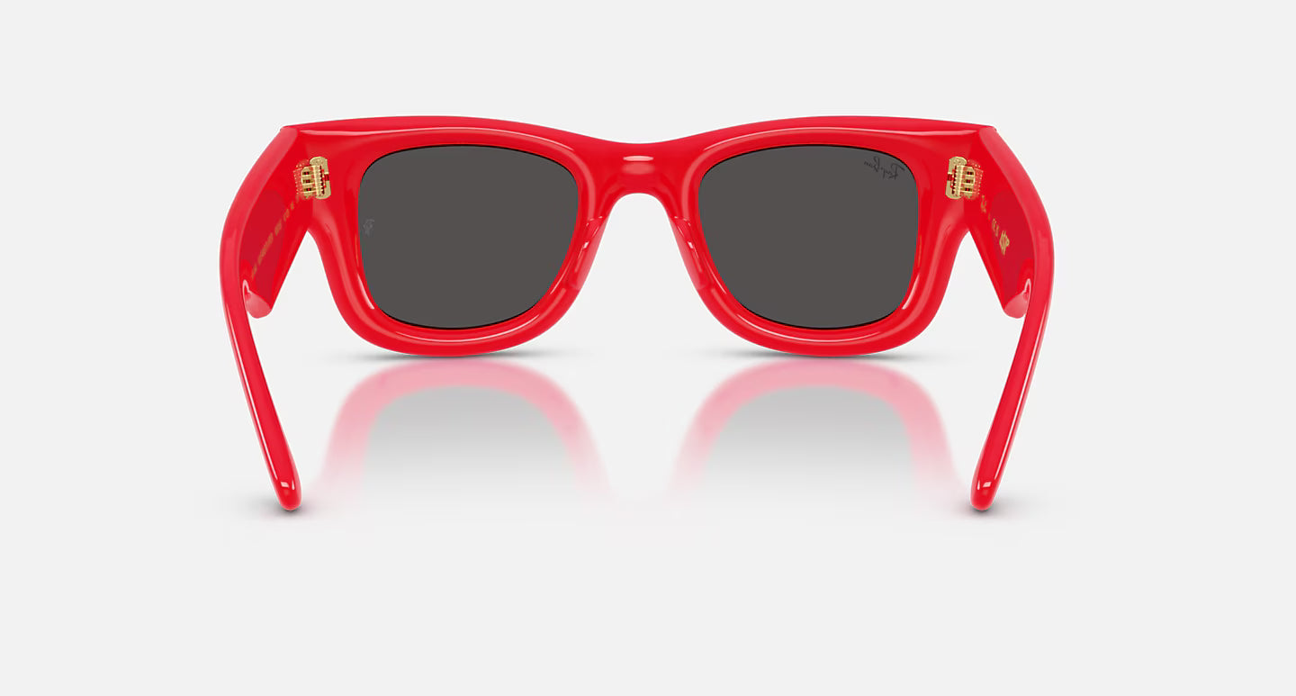 RAYBAN x Asap Rocky Wayfarer Puffer- RED