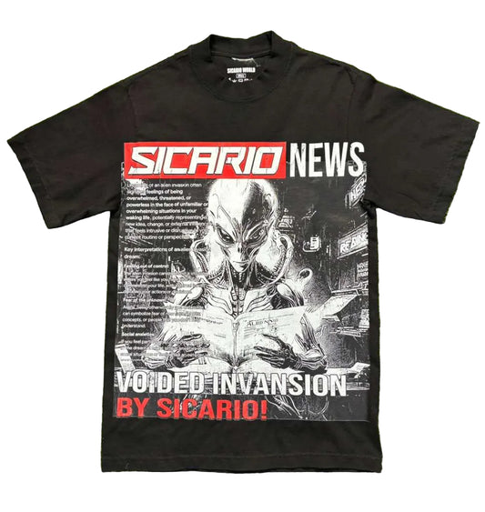 SICARIO WORLD NEWS TEE